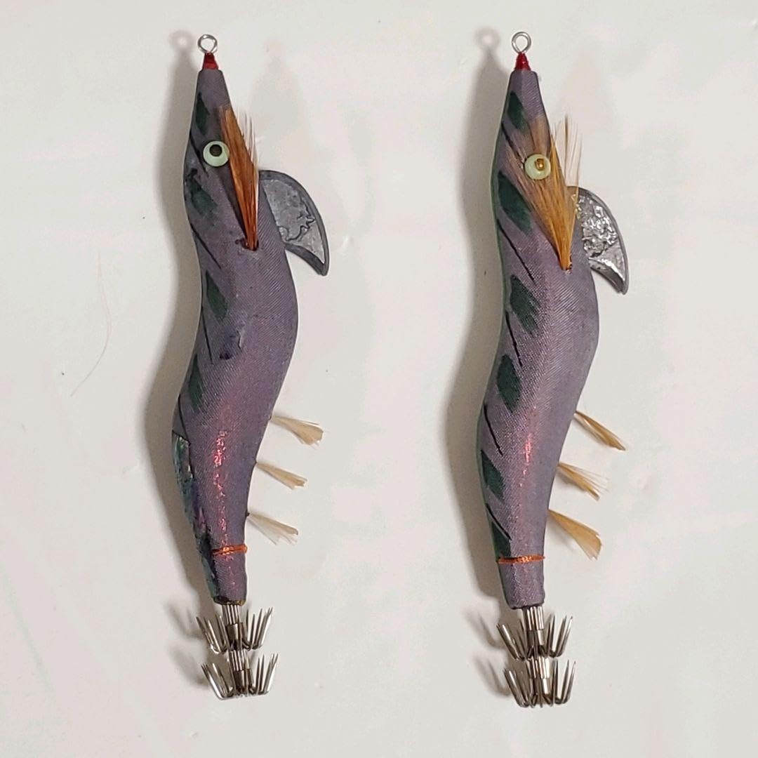 餌木猿 ２号 赤テープ／２本セット。 Amazon | ハヤシ 餌木猿 2号 赤テープ 3..5号 ノーマル 2本